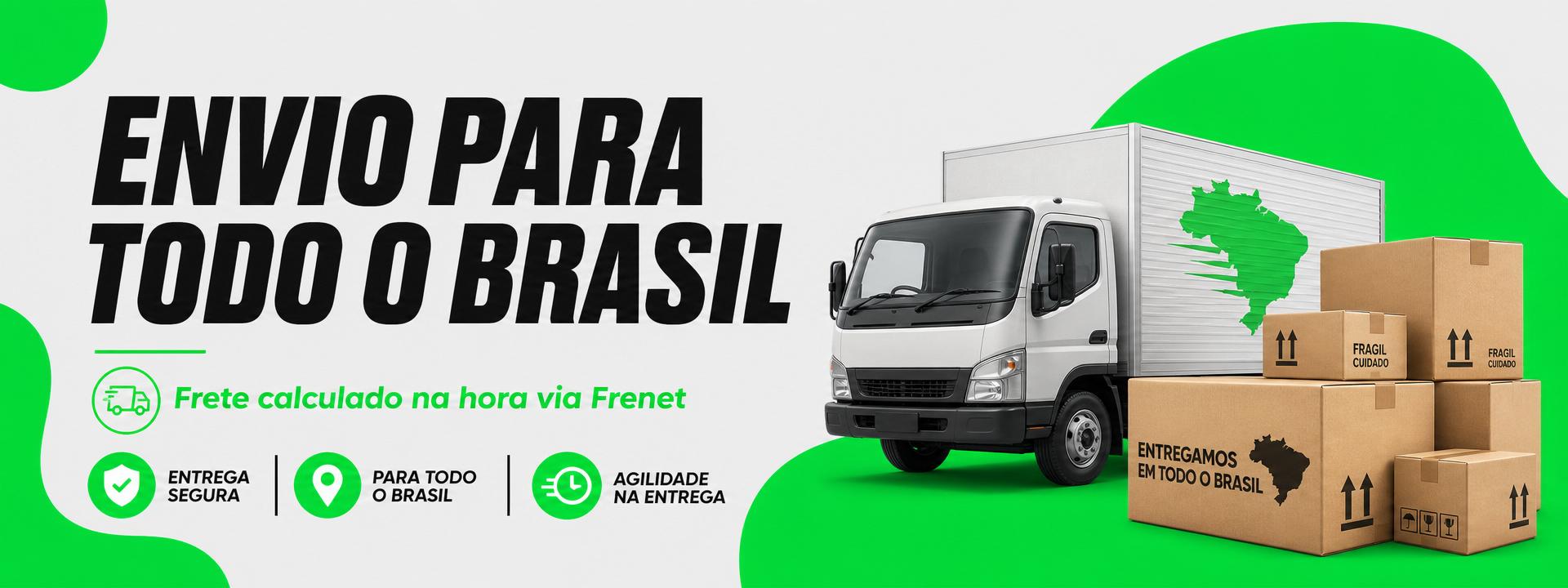 Envio para todo o Brasil